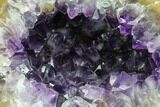 Unique, Deep Purple Amethyst Geode - Uruguay #87444-3